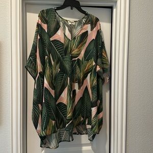 Show Me Your Mumu Palm Leaf Kimono